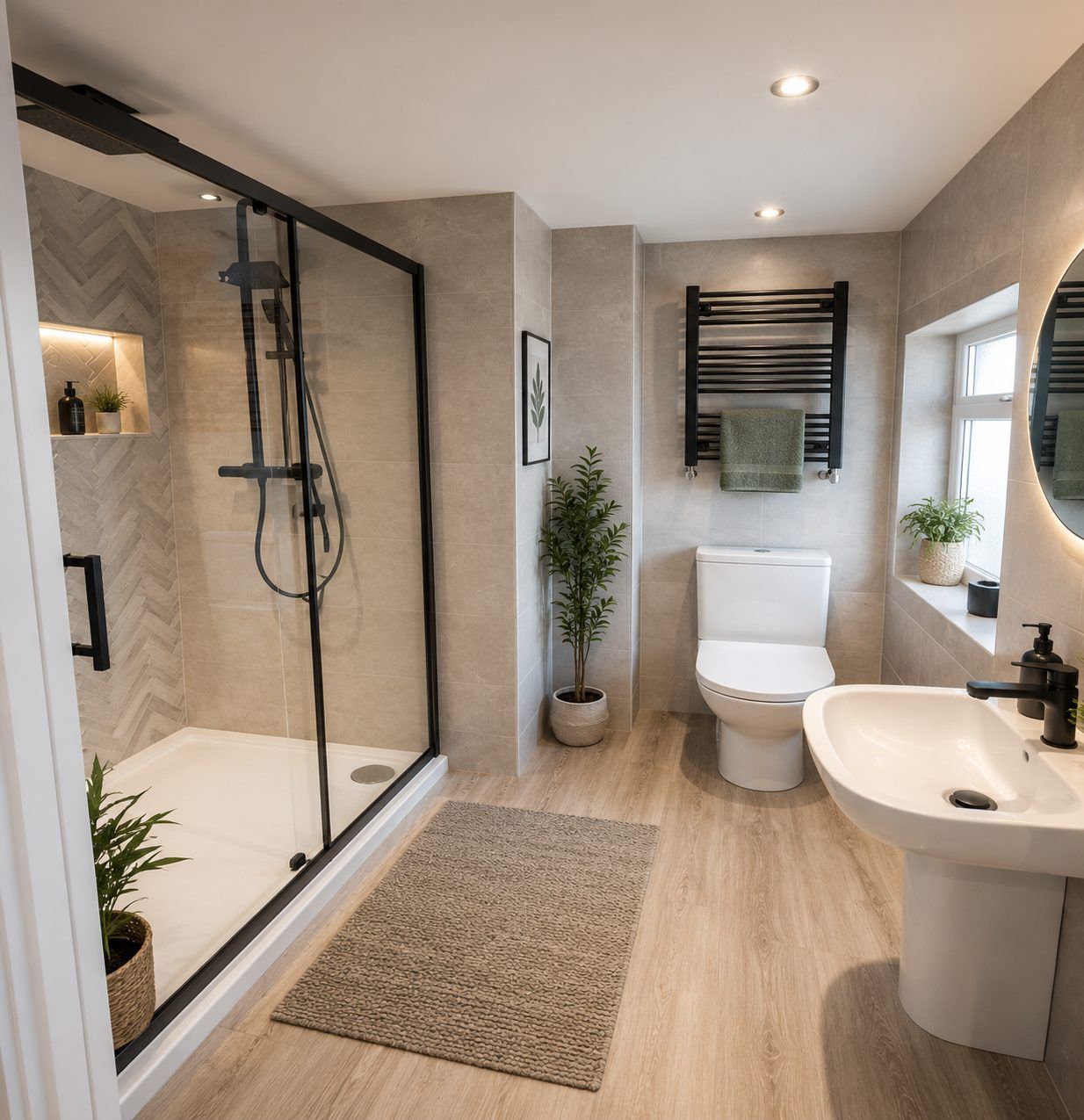 A bathroom at Sea Breeze