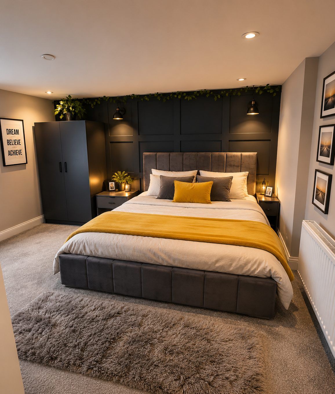A bedroom at Sea Breeze