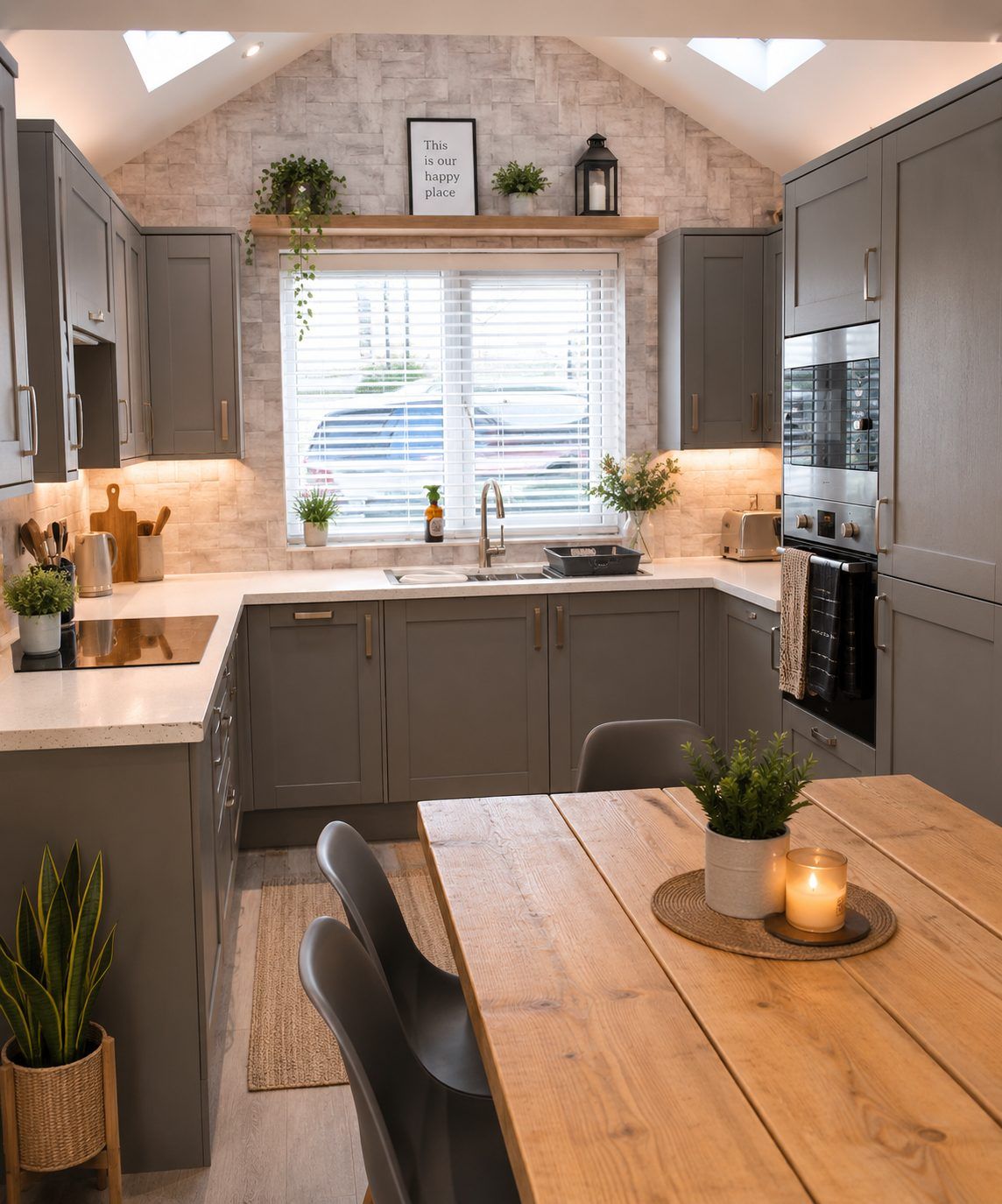 Kitchen and dining area at Sea Breeze